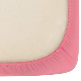 2 Pack Microfiber Crib Sheets for Boys Girls, Fitted Crib Sheet for Standard Crib and Toddler Mattress, Super Soft Microfiber Baby Sheet 28x52x8, Pink