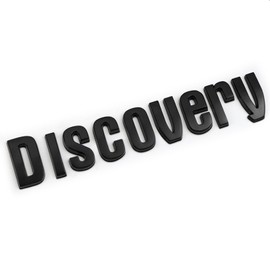 Metal Land Rover car Emblem,Auto Emblem,3D Discovery Decoration Metal car Sticker- Rear car Tail Decoration Sticker (Black)