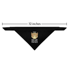 GRAPHICS & MORE Free Bear Hugs Funny Humor Dog Pet Bandana