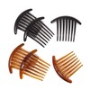 Honbay 6PCS Plastic 7 Tooth French Twist Combs Hair Side