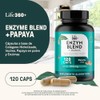 LIFE 360+ Enzimas Digestivas + Papaya | 120 cápsulas |