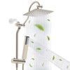 Hibbent cUPC Certified High Pressure 10'' Rainfall Shower Head, Showerhead