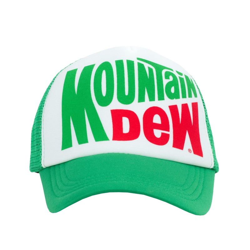 Odd Sox, Mountain Dew Logo, Adjustable Snap Back Trucker Hat,