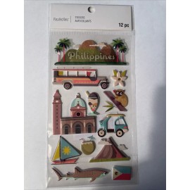 Recollections PHILIPPINES sticker set~BNIP~Nice! Quick Ship!