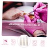 FOMIYES 6pcs Nail Art Brush Set for Diy Manicure Pen