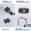 Pack of 2 Suitcase Lock with Key, Blue Luggage Locks,