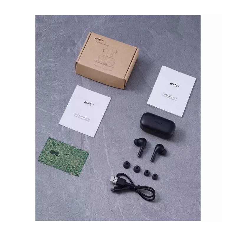 AUKEY True Wireless Earbuds, Bluetooth 5 with Immersive Sound Noise