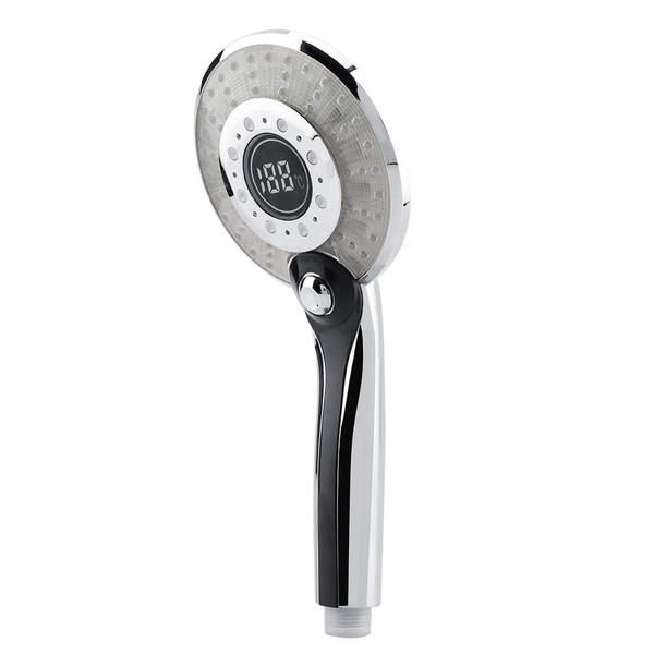 lyrlody LED Hand Shower, Hand Shower with Digital Temperature Display,