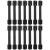 Bates- Child Safety Strap Locks, 14 Pack, Black Baby Cabinet