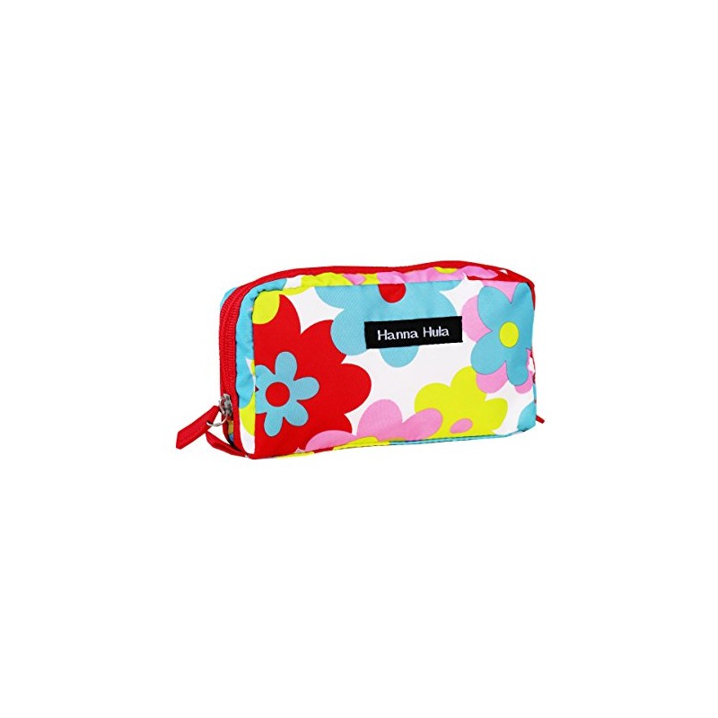 mini pouch with pocket, Pop Flower