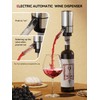 Rechargeable Electric Wine Gift Set - Aerator, Vacuum Stoppers, Foil