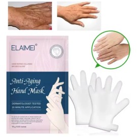 Mascarilla Guantes Manos Colágeno Hidratante Vitamina E 1par