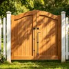 36" Heavy Duty Cane Bolt Gate Drop Rod, Ground Latch