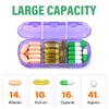 Weekly Pill Organizer 3 Times a Day, 7 Day Portable