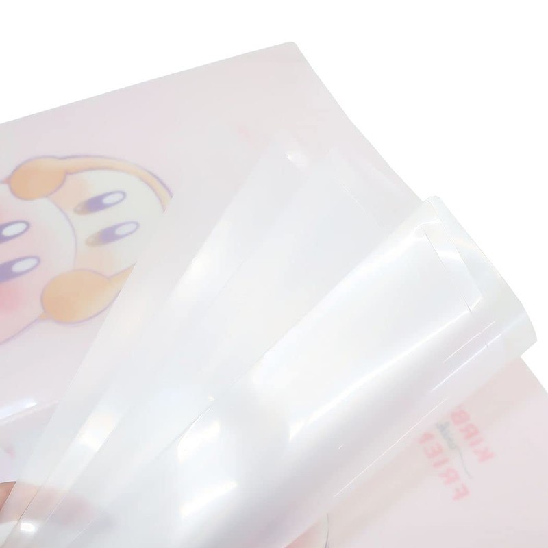 Kamiojapan Kirby Star Pocket File, 10 Pocket Clear File, A4/Popping