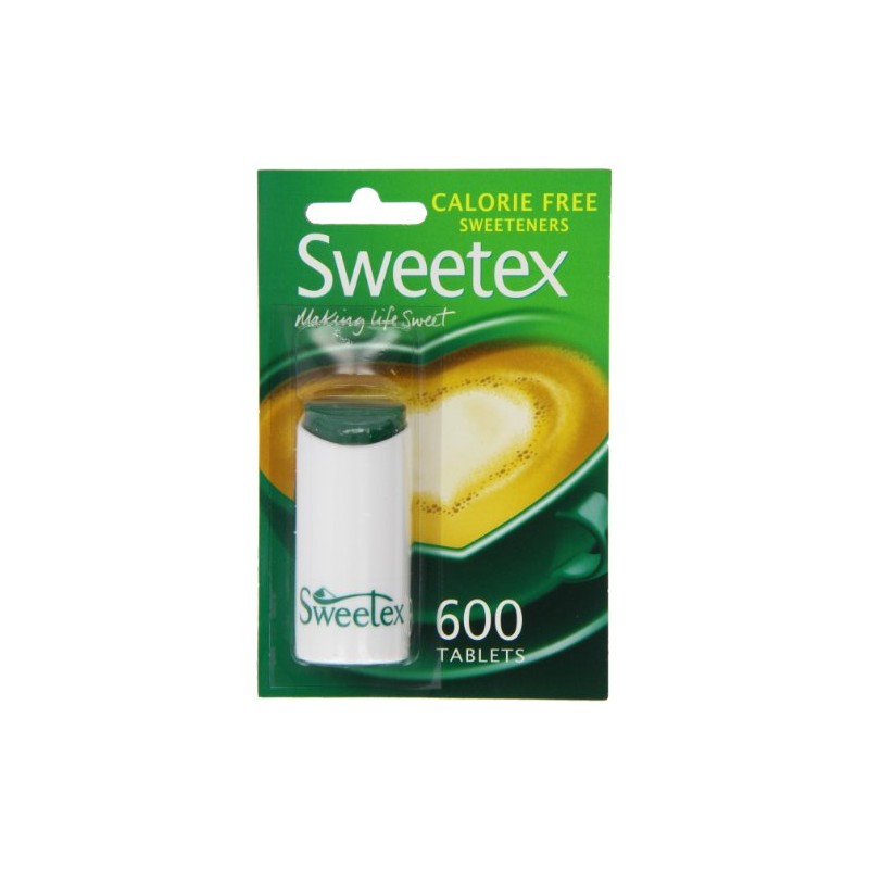 Sweetex Tablets Dispenser 600 Tablets (Pack of Four)