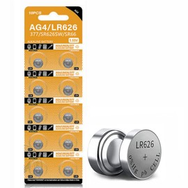 TXY 10Packs SR626SW LR626 AG4 377 1.5V Watch Battery Button Coin Cell Battery