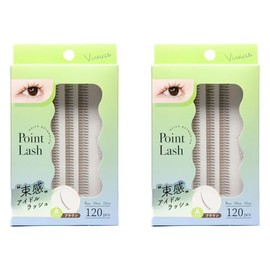 BN Vivias Partial Eyelashes 03 / A Type Fluffy Idle Rush (Brown), Set of 2