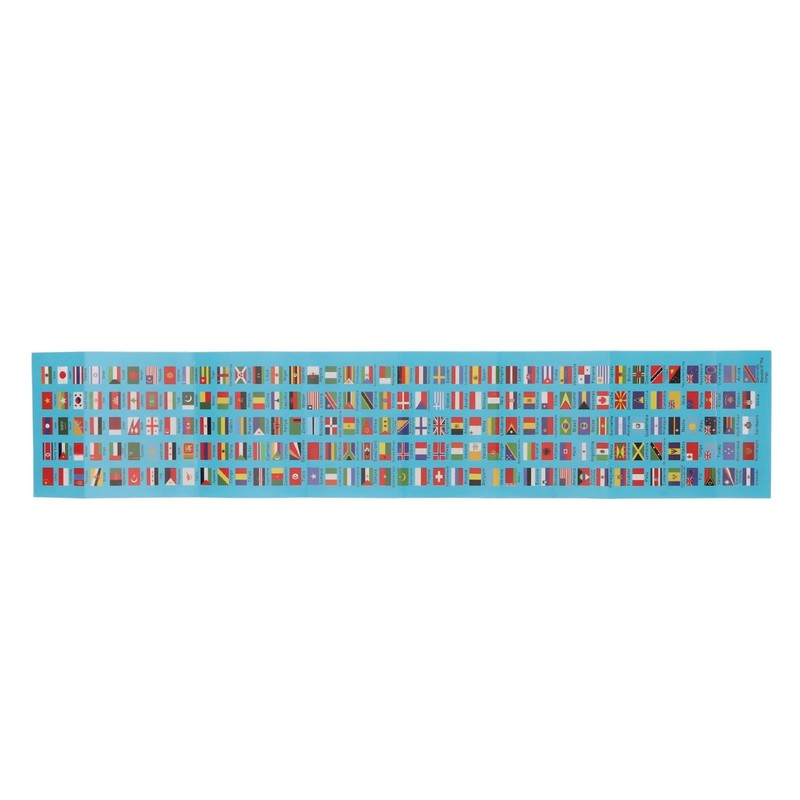 200 Pcs National Flag Thumb Tacks, Country Map Push Pins