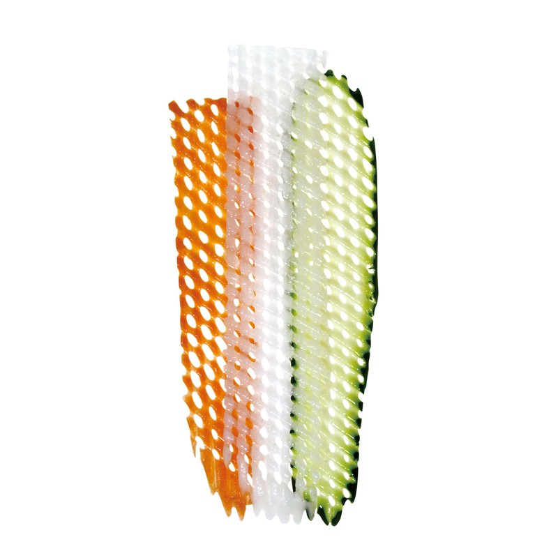 Nonoji W1WP-01PG Peeler, Shaving Mesh, Waffle Peeler, Green