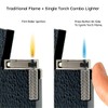 Visol Hubbard Traditional and Torch Flame Refillable Gas Lighter, Flint