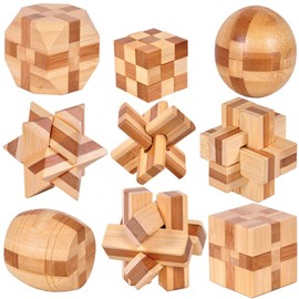 Wooden Puzzle Games, 3D Puzzle Games for Adults, Skill Games Adults, Patience Game for Adults, Logic Games for Adults, Toy Gift Set for Adults & Children