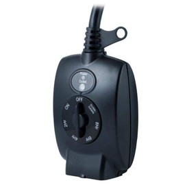 15 Amp Outdoor Plug-In Mechanical Dusk to Dawn Countdown Timer with Grounded Outlet