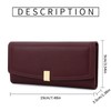 LEEXTON Multifunctional Women's Long Purse, Large Purse, PU Leather Wallet