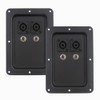 Seismic Audio - Pair of Jack Plates with Dual Speakon