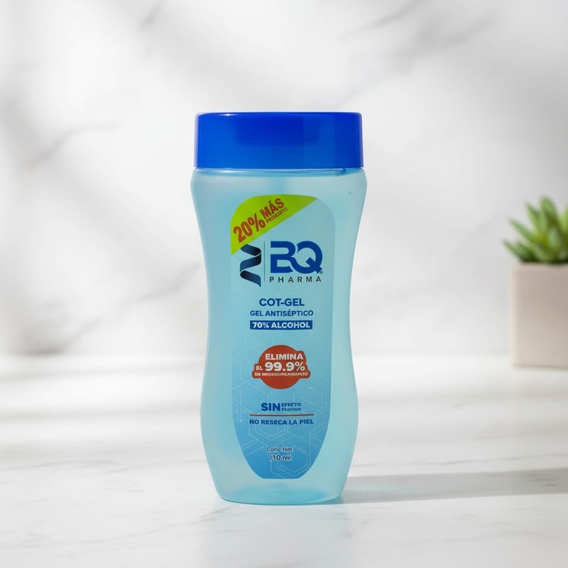Gel Antiséptico BQ PHARMA 110 ml 6 geles