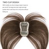 Clip in Fringe 100% Human Hair Bangs Clip in 360