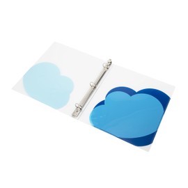 Filexec Products Cloud, Ring Binder, 1", Pack of 4 (50493-6457)