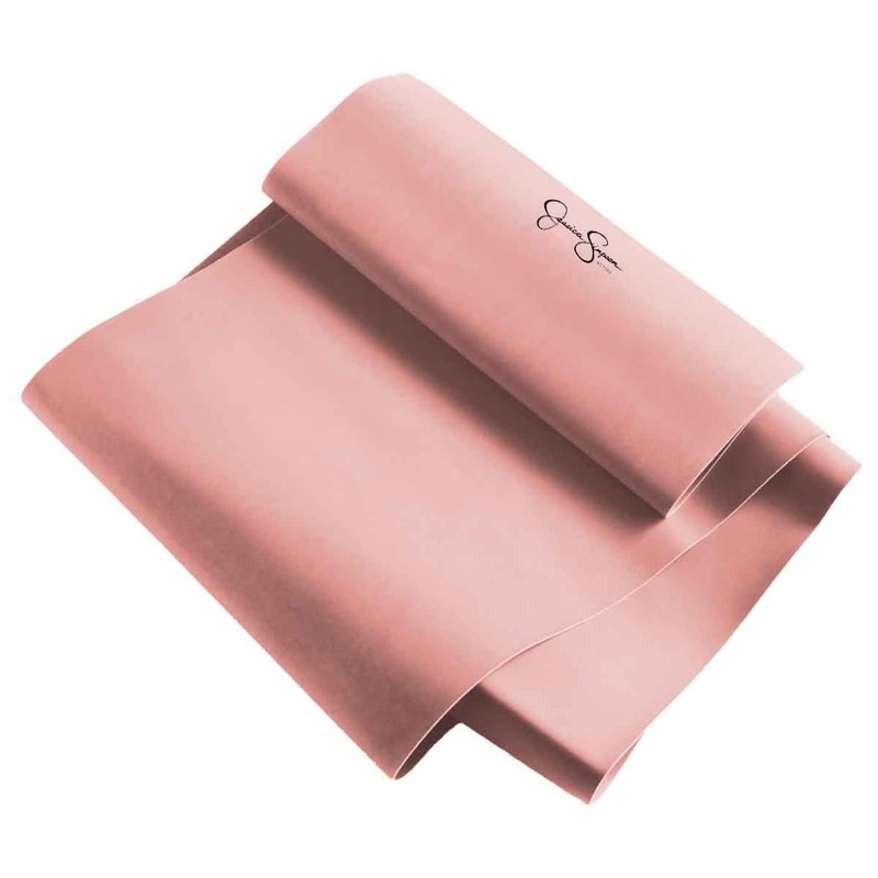 Jessica Simpson 7 Piece Resistance Band Kit, Rose