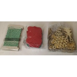 Diamond Press HSN Diamond Press Layering Wood Holiday Tag Kit