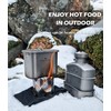 Boundless Voyage Titanium Military Canteen Outdoor Camping Hiking Water Bottle
