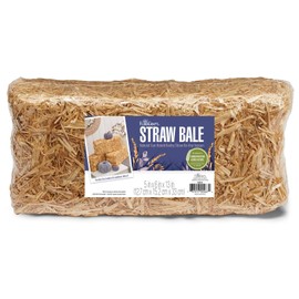FloraCraft Decorative Straw Bale 5 Inch x 6 Inch x 13 Inch Natural