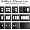 Beadboard Outlet Covers Wall Plates, Bamboo Fiber Light Switch Covers,