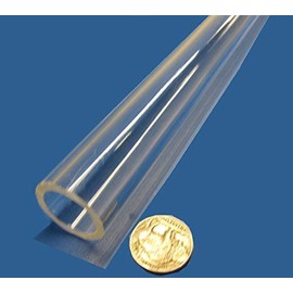 Tenite CAB Butyrate Round Tube 1.00" (1") OD x .750" (3/4") ID x 1/8" Wall x 6 Ft. Length 1 pc