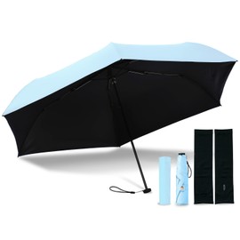 Supervised by a Current Dermatologist, Ultra Lightweight, 5.1 oz (145 g), 100% UV Reduction Rate, JIS Standard, Japanese Third-Party Certified, Parasol, Folding Umbrella, Completely Blackout, For Both