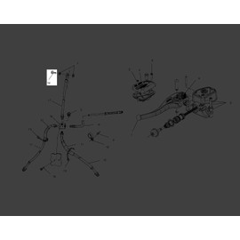 Polaris Ranger Banjo Bolt, 10 mm x 1.00, Genuine OEM Part 1910499, Qty 1