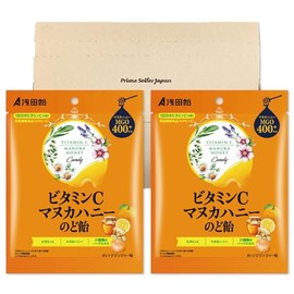 浅田飴 ビタミンCマヌカハニーのど飴 60g ×2袋セット PSJBOX のど飴