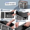 UNICITII File Organizer Box, Portable Tote Bag Hanging Filing Box