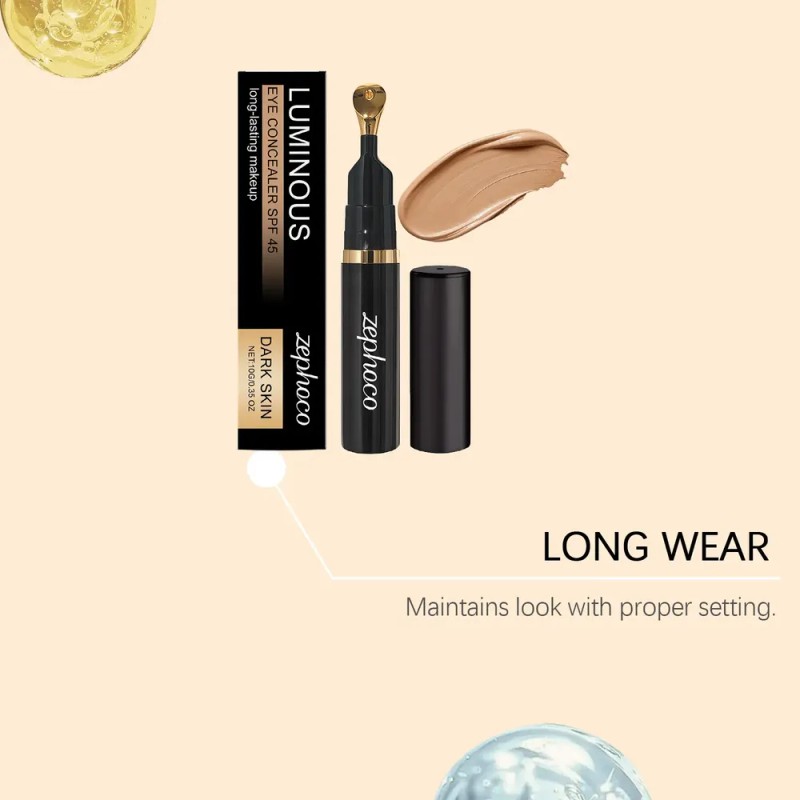 Corrector De Ojeras Luminoso Para Tonos De Piel Oscuros;