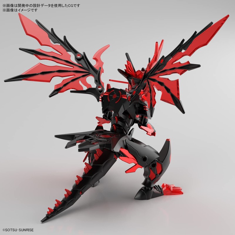 SDW HEROES Dark Grasper Dragon Color Coded Plastic Model