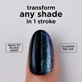 Sally Hansen Insta-Dri, Flash Top Coats, Quick Dry, Long Lasting, Sheer, Shimmery Blue Nail Polish