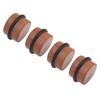 4PCS Cylindrical Door Stopper Prevent Impact Silent Punch Free Solid