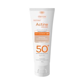 Darrow Protector Solar Facial Dermatológico con Color Actine Colors FPS50+, Bloqueador Solar Facial para Piel Mixta y Grasa, Anti Oleosidad, Tono Clar