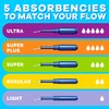 Tampax Pearl Tampons Light Absorbency with BPA-Free Plastic Applicator and