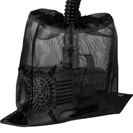 Hecaty 24" x 26" Upgrade Large Pump Barrier Bag, Pond Filter Box, Black Media Bag Pump Mesh Bag (24" x 26", Black)