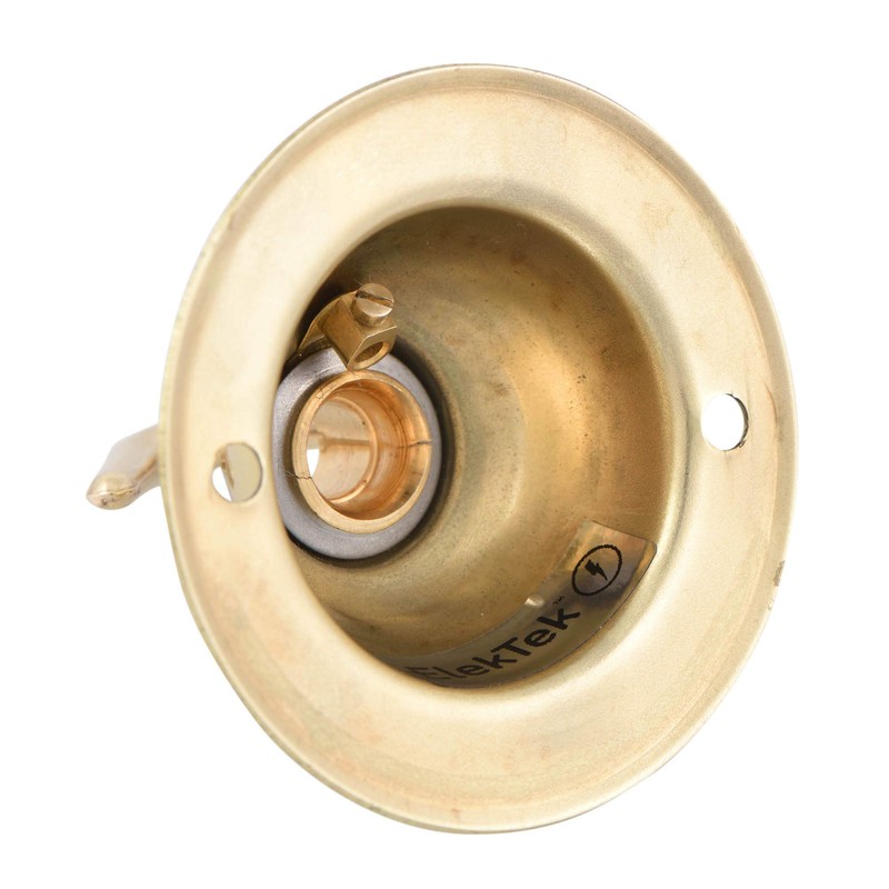 ElekTek Ceiling Chandelier Hook Plate 65mm - Solid Brass